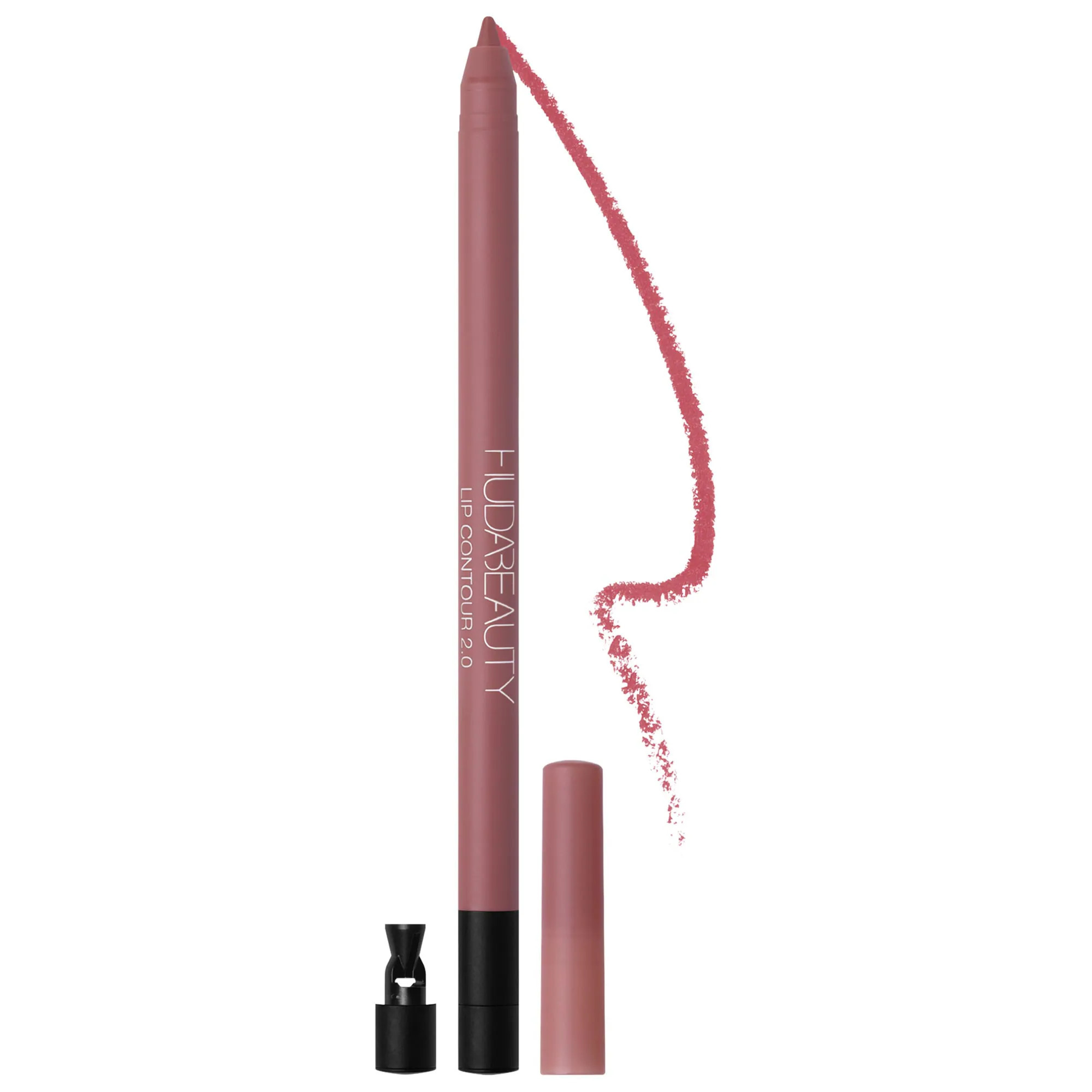 HUDA BEAUTY Lip Contour 2.0 Automatic Matte Lip Pencil Muted Pink 0.01 oz/ 0.5 g | Sephora (US)