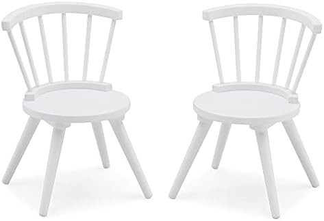 Amazon.com: Delta Children Windsor 2-Piece Chair Set, Greenguard Gold Certified, Midnight Grey : ... | Amazon (US)