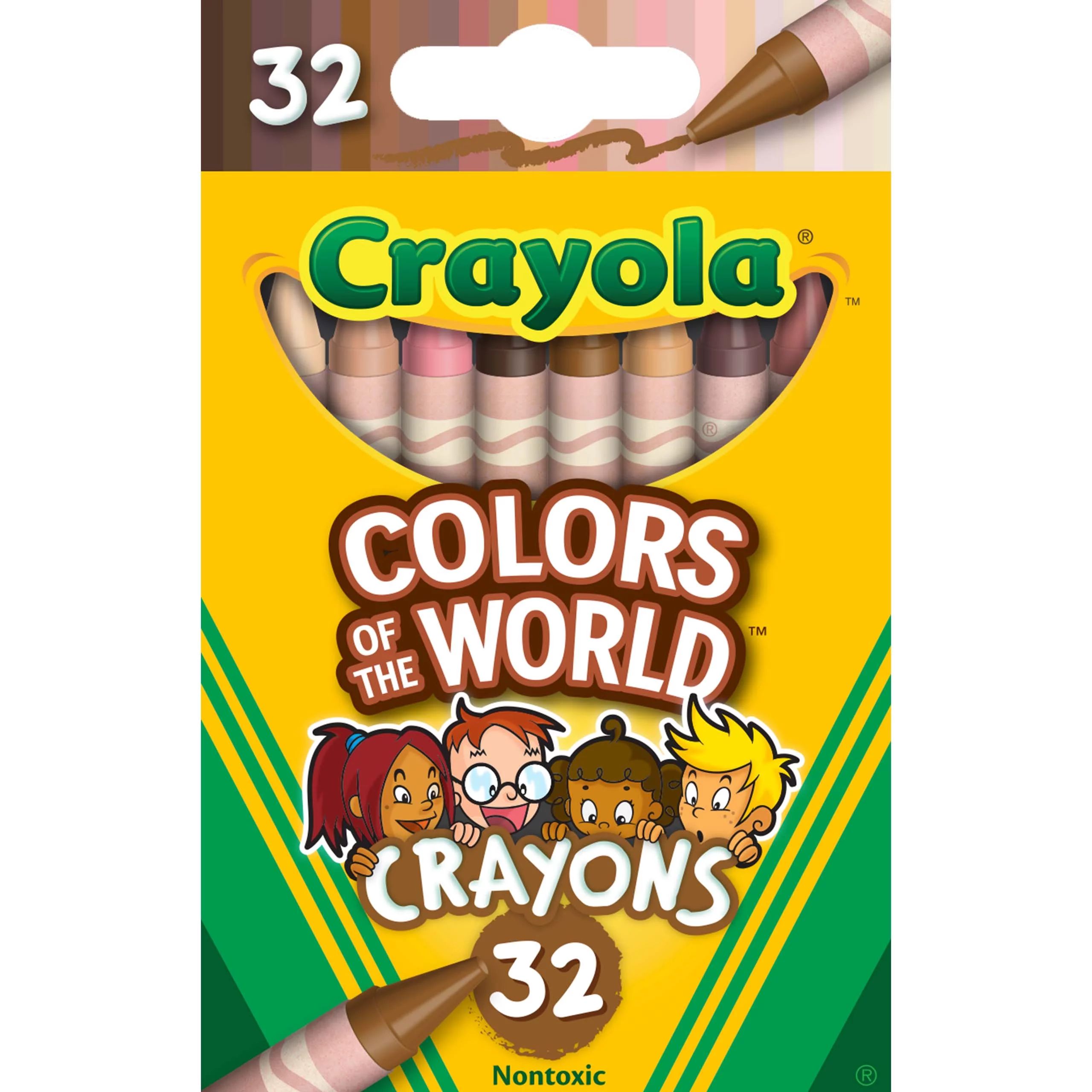 Crayola Crayons, Colors of the World, 32 Piece Count, Multicultural Crayons, Assorted Colors - Wa... | Walmart (US)