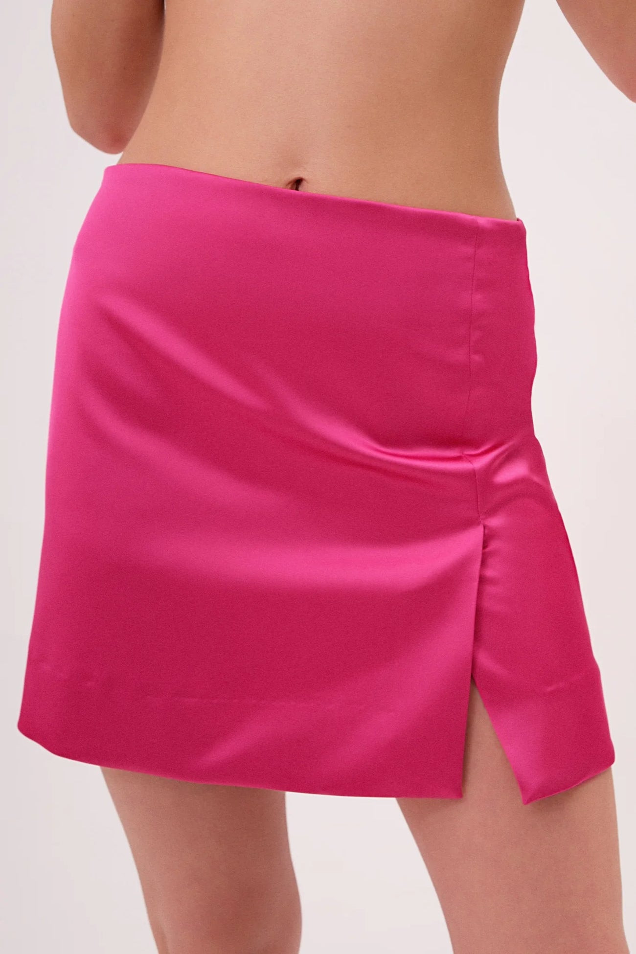 JENNY MINI SKIRT SATIN (ROSOLITE) | CHLOE COLETTE