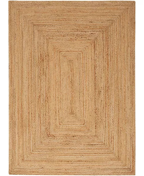Nourison Home Natural Jute NJT03 Rug Collection - Macy's | Macy's
