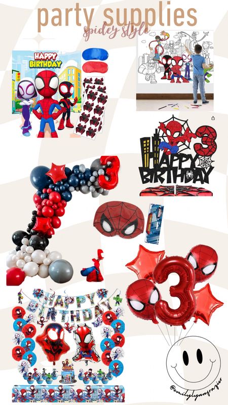 It’s almost our baby boys 3rd birthday! 

He is obsessed with all things spidey so we get to throw him a spidey birthday! 

Here are some of the things we are getting him! 

#LTKSeasonal #LTKkids #LTKparties