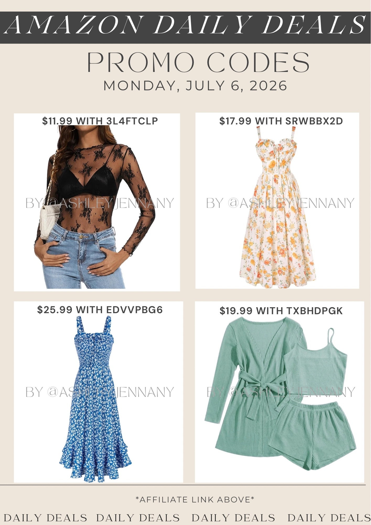 Amazon deals

#LTKSaleAlert #LTKMidsize #LTKootd