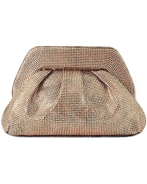 PHILOMENA Shiny Clutch Purse for Women Bling Sparkly Evening Bag Purse Weddings Handbag | Amazon (US)