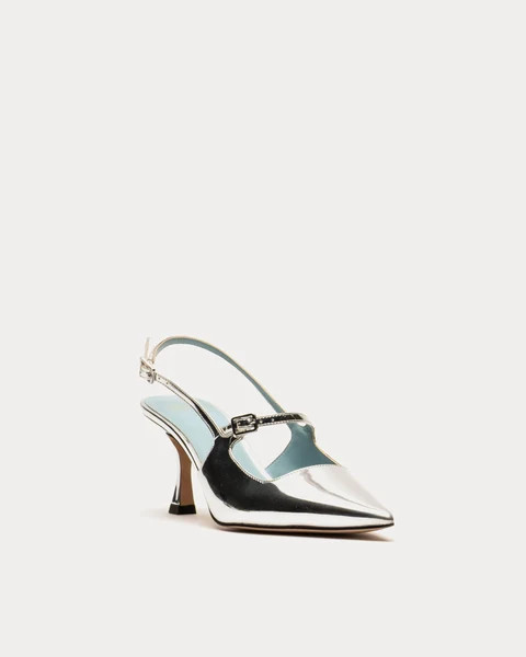 Vivi Pump - Silver | Frances Valentine
