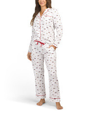 2pc Cotton Arctic Express Pajamas Set | Women | Marshalls | Marshalls