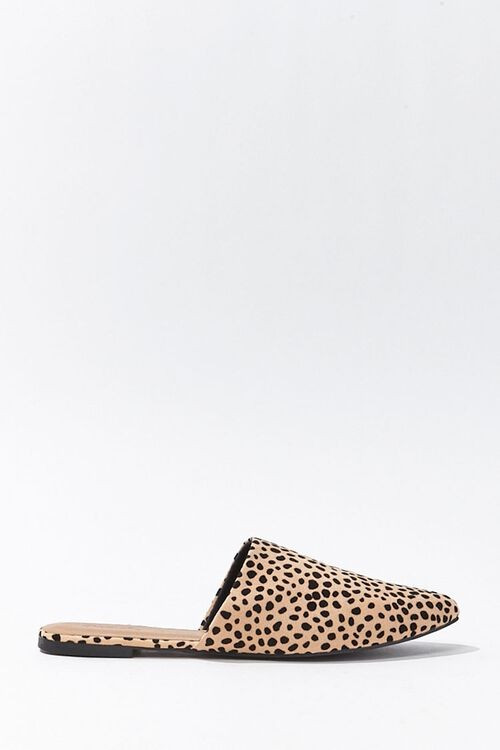 Faux Suede Cheetah Mules | Forever 21 (US)