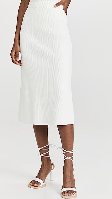 Ribbed Midi Skirt | Shopbop