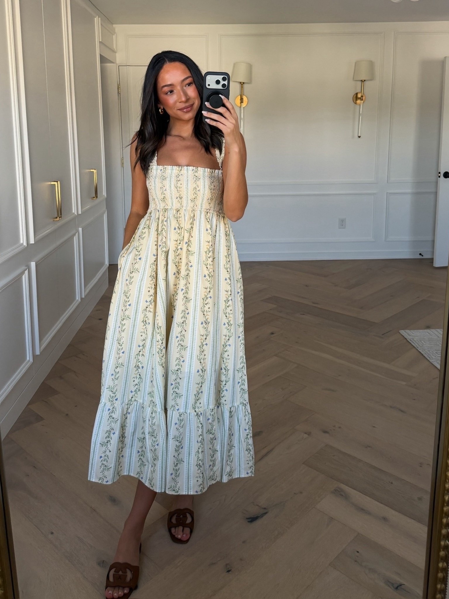 Spring dress on SALE!! Use code SPRINGAF to save an extra 15% OFF!! Wearing size S midi dress (exact color is low stock but comes in other colors and patterns) 

spring outfit, spring fashion, easter dress, easter outfit, spring dresses, vacation outfit, summer dress, skirt, mom outfit, postpartum outfit, pregnancy outfit  

#LTKSaleAlert #LTKSeasonal #LTKmomlife