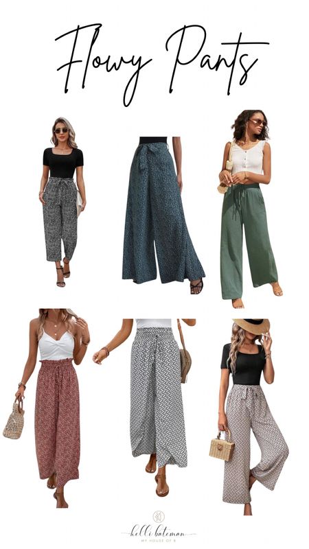Flowy pants from Shein. I love wearing these in the Spring and Summer. You can keep them casual or easily dress them up and they’re so comfy! 

#LTKSeasonal #LTKFestival #LTKworkwear