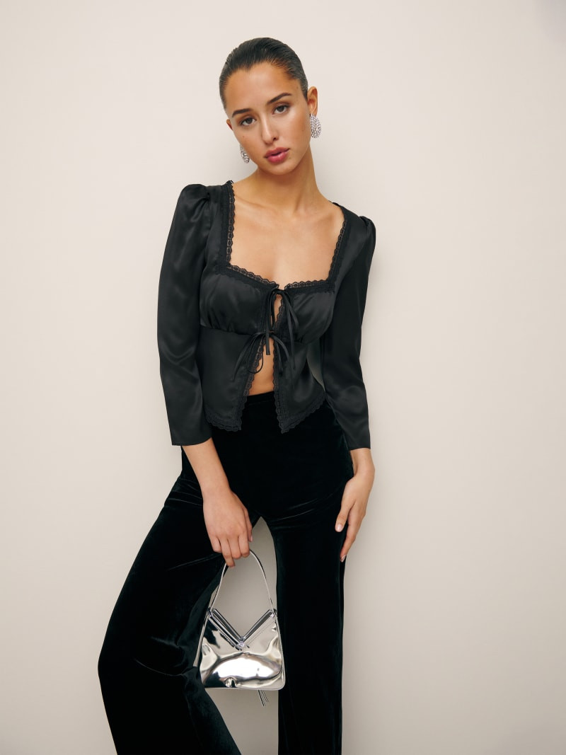 Lucinda Silk Top | Reformation (Global)