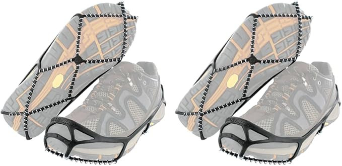 Yaktrax Walk Traction Cleats - 360-Degree Grip on Snow, Ice, & Multi-terrain Surfaces - Elastic O... | Amazon (US)
