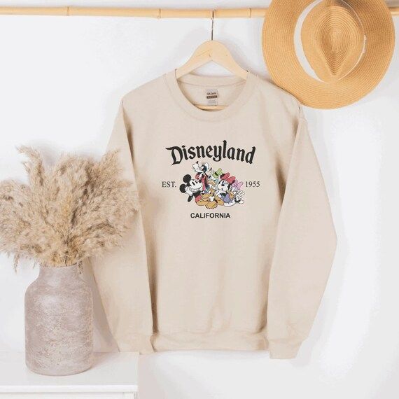 Vintage Disneyland Sweatshirt Vintage Disneyland Shirt - Etsy | Etsy (US)