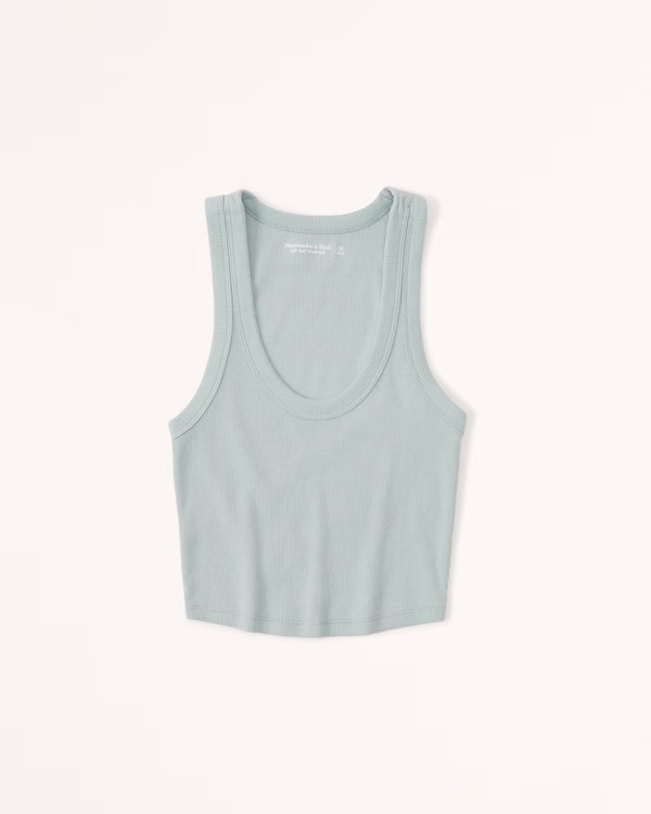 Essential Scoopneck Tank | Abercrombie & Fitch (US)