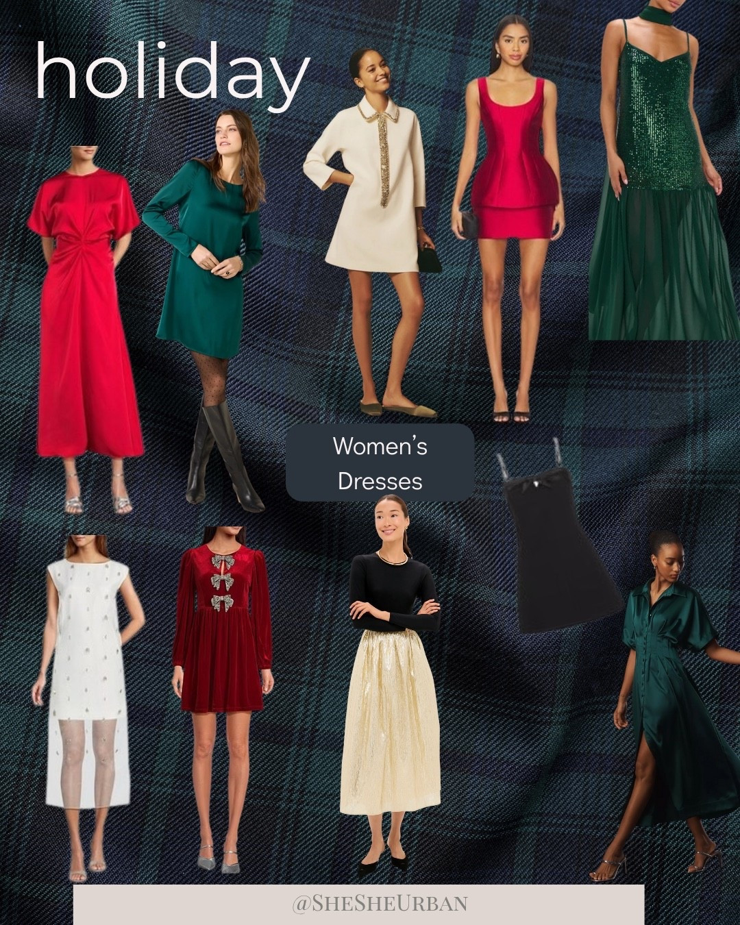 Holiday dresses with color and sparkle for your cocktail parties this season 

#LTKMidsize #LTKHoliday #LTKootd