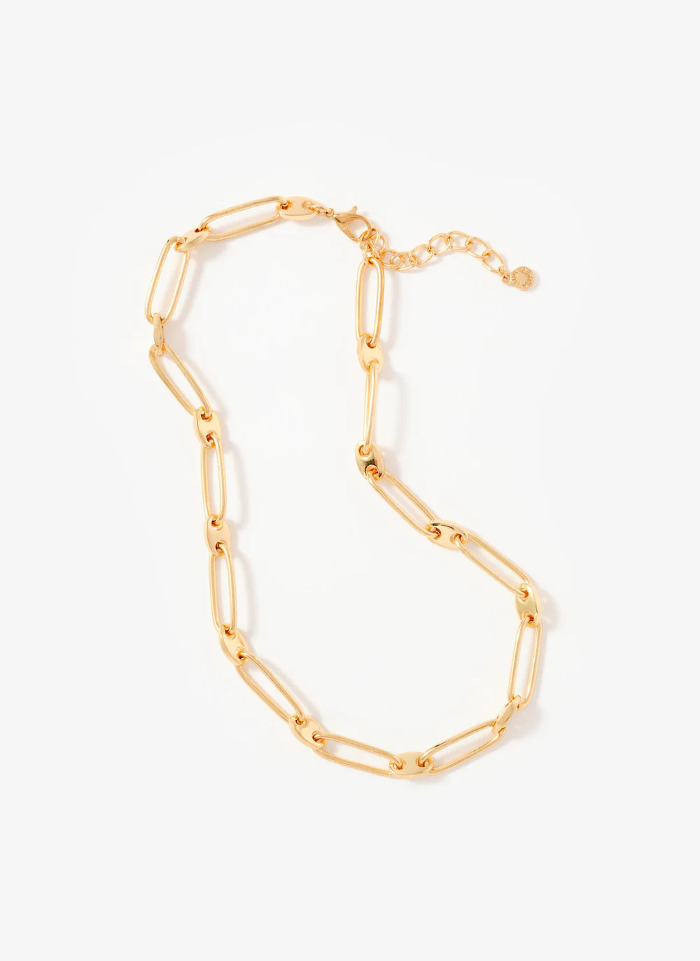 Gold Tone Disc Link Necklace | Mint Velvet