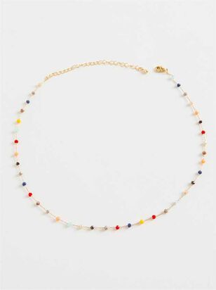 James Necklace - Red Multi | Altar'd State