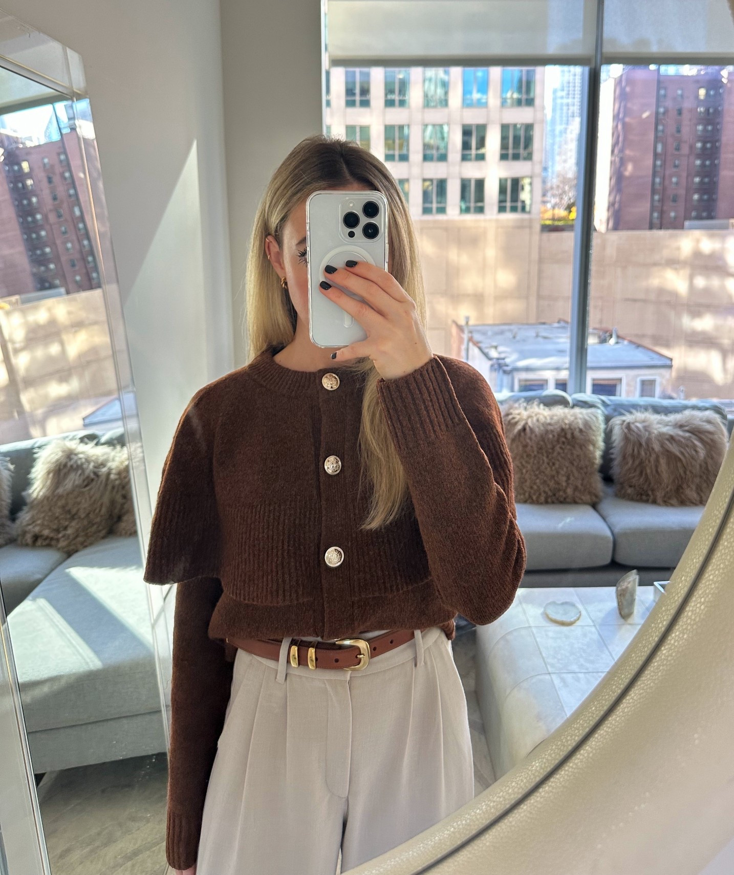 Chicago: Daily Outfit Workwear 

ootd style fashion, Chicago outfit, workwear, office outfit, Abercrombie Sloane pants, petite pants, Nordstrom sweater, winter workwear outfit, women’s fashion, brown neutrals 

#LTKPetite #LTKSaleAlert #LTKWorkwear