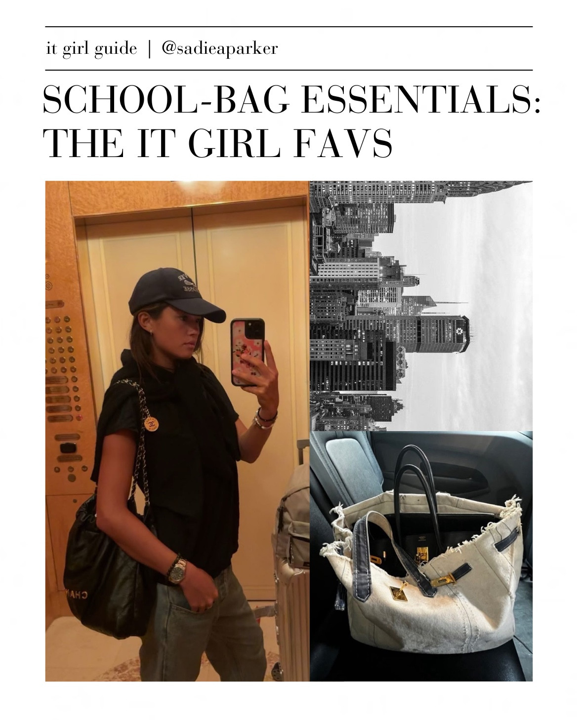 School-Bag Essentials | The it girl favs are linked, shop now!

#LTKU #LTKSeasonal #LTKStyleTip