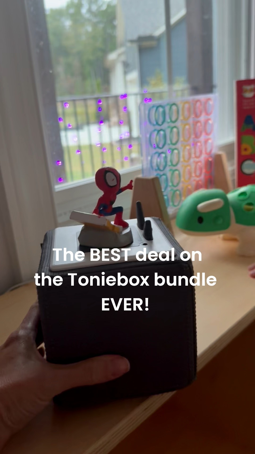Last year I waited and waited for this to go back on sale and it never did. I paid $140 and only got the box and 1 tonie, so this is such an insanely good deal if you’ve been eyeing this for your littles!! 

#toniebox #disney #toddlergiftideas

#LTKKids #LTKSaleAlert #LTKFindsUnder100