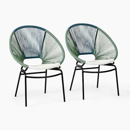Mykonos Outdoor Dining Chair (Set of 2) | West Elm (US)