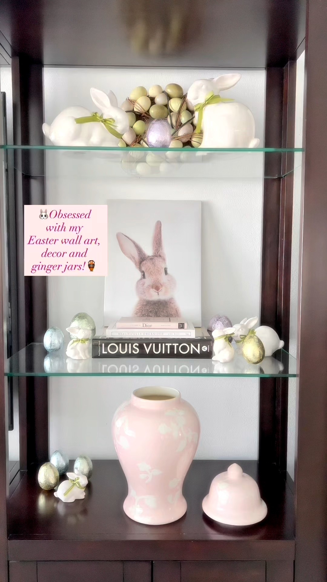 Getting out some of my Easter decor and adding new decor too. I’m adding ribbon to make bows on my existing ceramic bunnies creating a new Easter aesthetic.

One of my favorite pieces is this ginger jar from Ruby Clay company. I use it all around my house all year long. The quality is fantastic!

Also linking similar items to what I own.

#LTKSeasonal #LTKOver40 #LTKmomlife #LTKU #LTKHome #LTKvlog