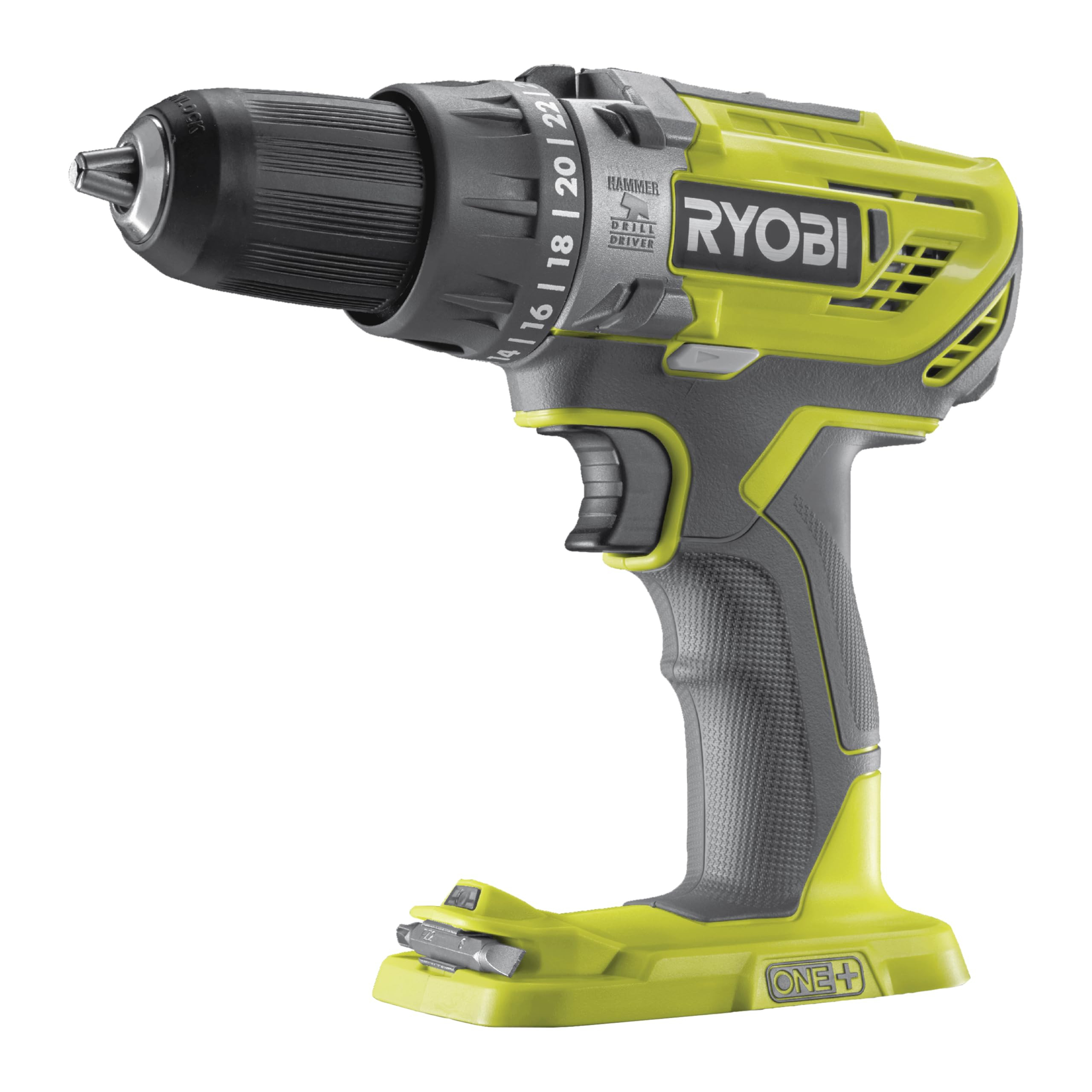 Ryobi R18PD3-0 ONE+ 18V Cordless Compact Percussion Drill (Body Only),Hyper Green | Amazon (US)