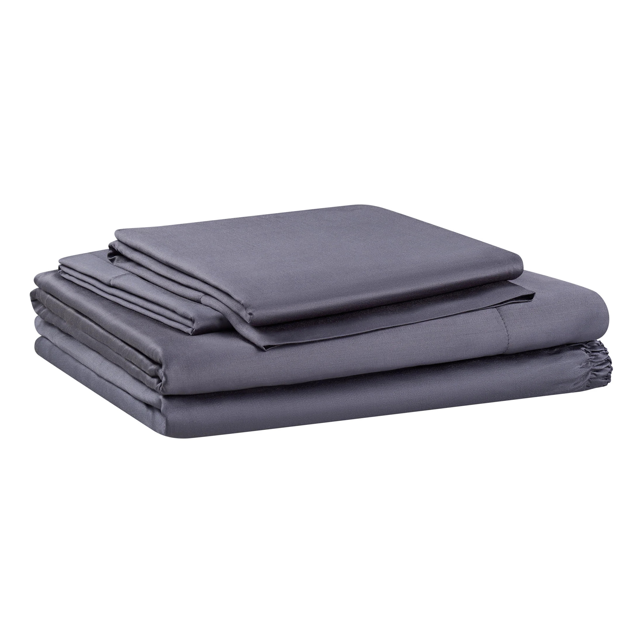 Allswell Soft & Silky 4-Piece Shark Viscose from Bamboo Sateen Bed Sheet Set, King - Walmart.com | Walmart (US)
