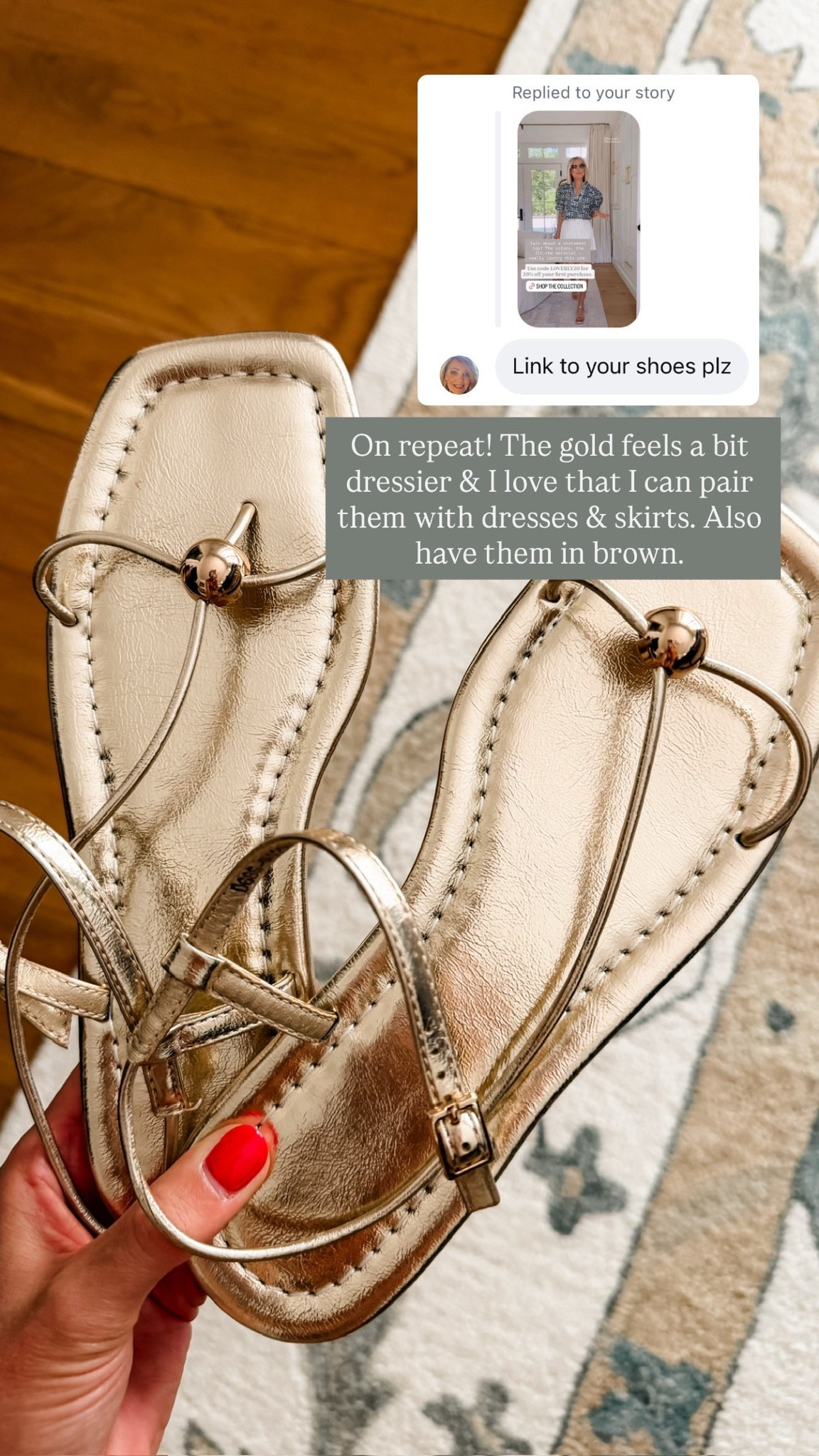 Love these gold sandals that are actually an Amazon find! They go with everything and are so affordable!

Loverly Grey, gold sandals, everyday sandals, staple sandals, Amazon

#LTKSeasonal