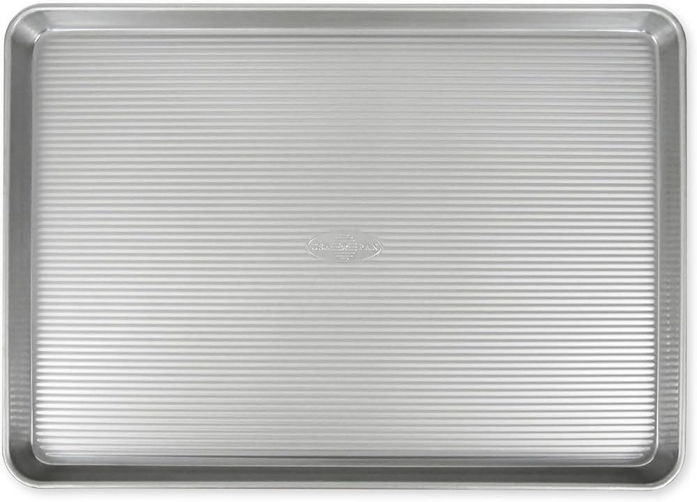 USA Pan Bakeware Extra Large Sheet Pan, Warp Resistant Nonstick Baking Pan, Made in the USA from ... | Amazon (US)