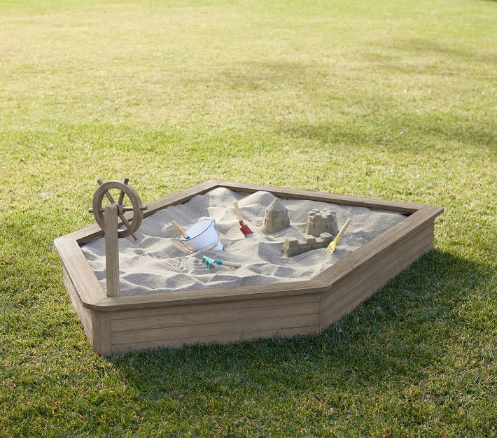 Outdoor Boat Sandbox | Pottery Barn Kids