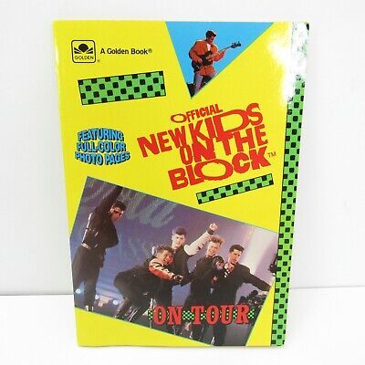 Vintage 1990 Official New Kids On The Block On Tour Justine Korman A Golden Book  | eBay | eBay US