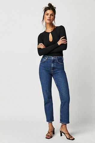 AGOLDE High-Rise Stovepipe Jeans | Free People (Global - UK&FR Excluded)
