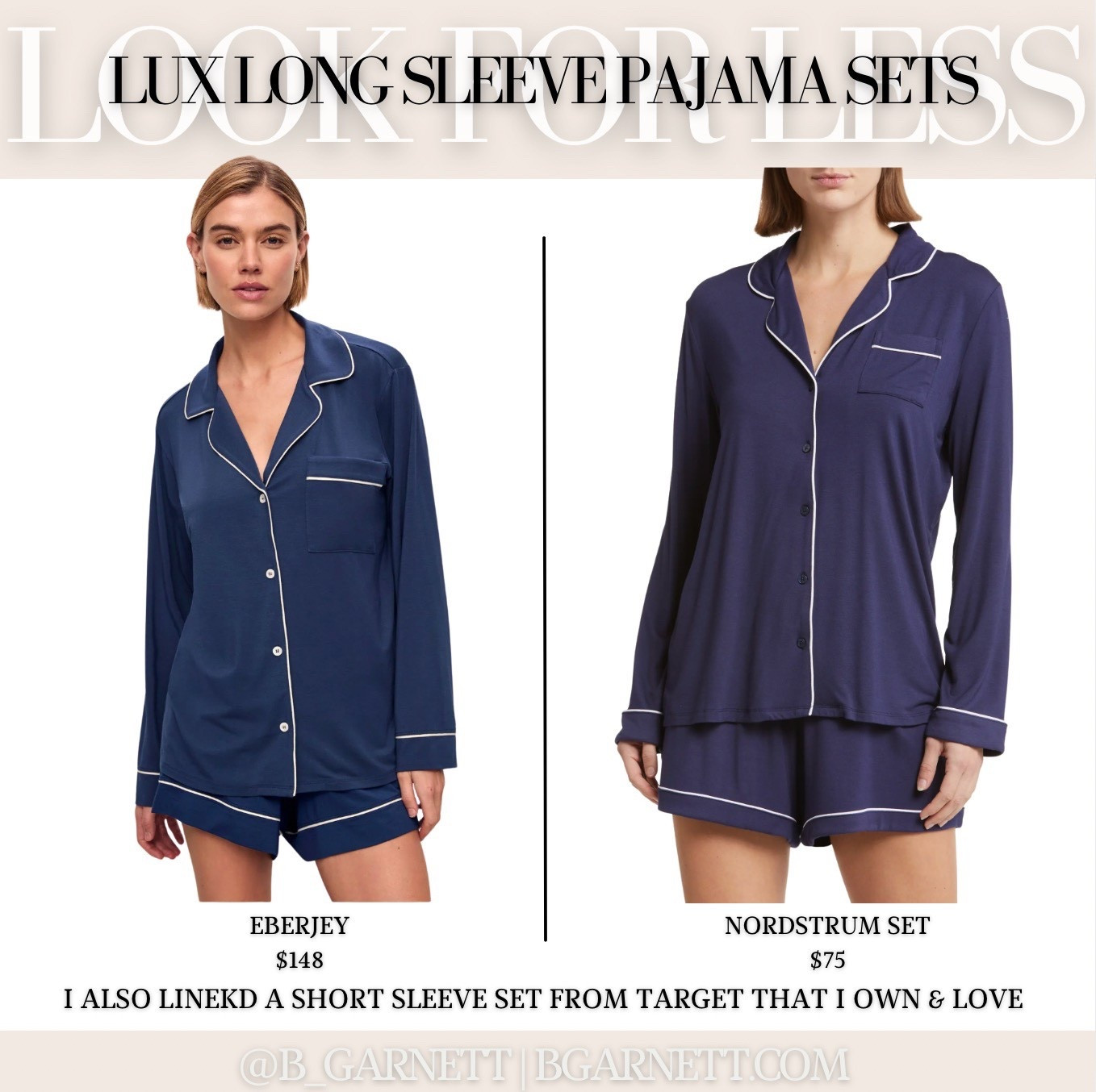 If you love this Eberjey set, then you need to see this identical set that’s under $80

Eberjey lookalike | look for less | Jammie’s | pj’s | pajamas 

#LTKStyleTip #LTKHome #LTKFindsUnder100