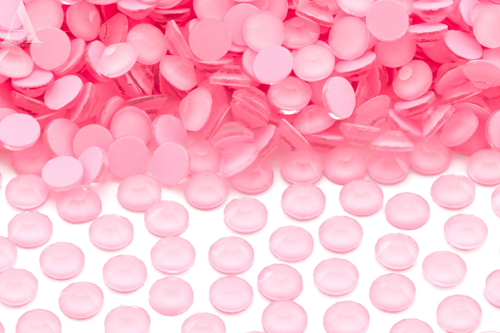 Neon Light Pink Non-hotfix Flatback Glass Rhinestones for Embellishments 2-6mm - Etsy | Etsy (US)
