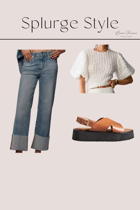 How to style a textured top for spring and summer! Featuring the coolest denim for the season!

#LTKStyleTip #LTKSeasonal #LTKFindsUnder100
