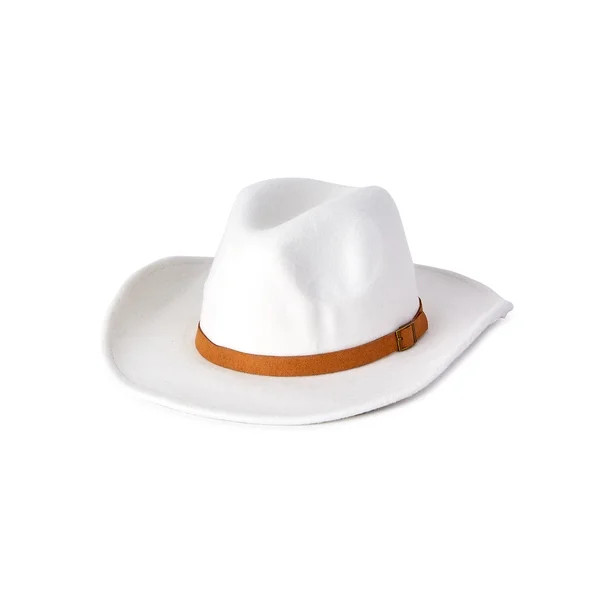 No Boundaries Women's Ivory Convertible Rancher Hat - Walmart.com | Walmart (US)