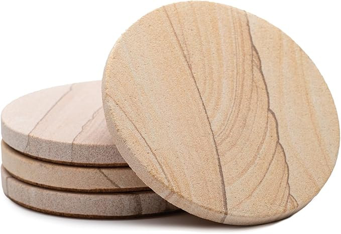 Thirstystone Brand - Desert Sand Coaster, Multicolor All Natural Sandstone - Durable Stone with V... | Amazon (US)