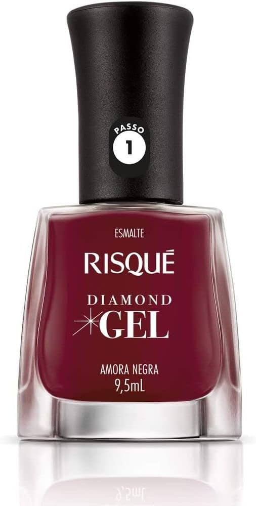Risqué Esmalte Diamond Gel Amora Negra Cremoso 9 5Ml Amora Negra 9.5 Ml | Amazon (BR)