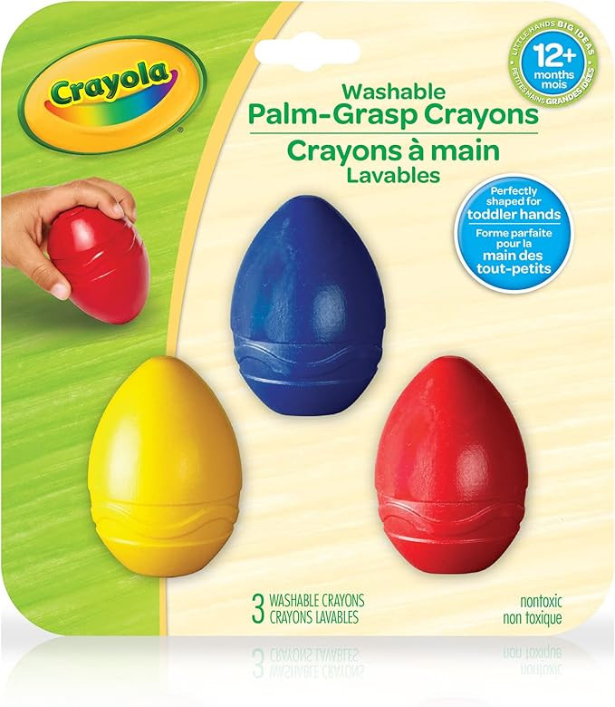 Crayola My First Crayola Palm-Grip Crayons Arts & Crafts (Bilingual) | Amazon (CA)