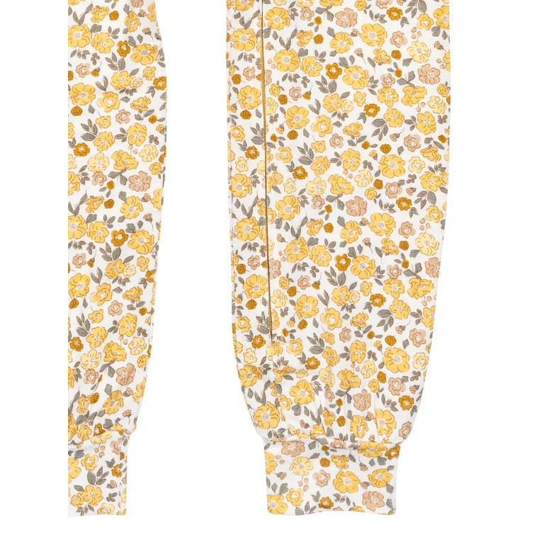 Modern Moments by Gerber Toddler Neutral Super Soft One-Piece Pajama, Sizes 12M-5T | Walmart (US)
