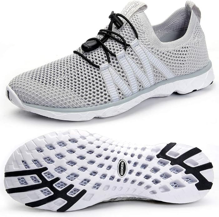 SUOKENI Women's Quick Drying Slip On Water Shoes for Beach or Water Sports | Amazon (US)