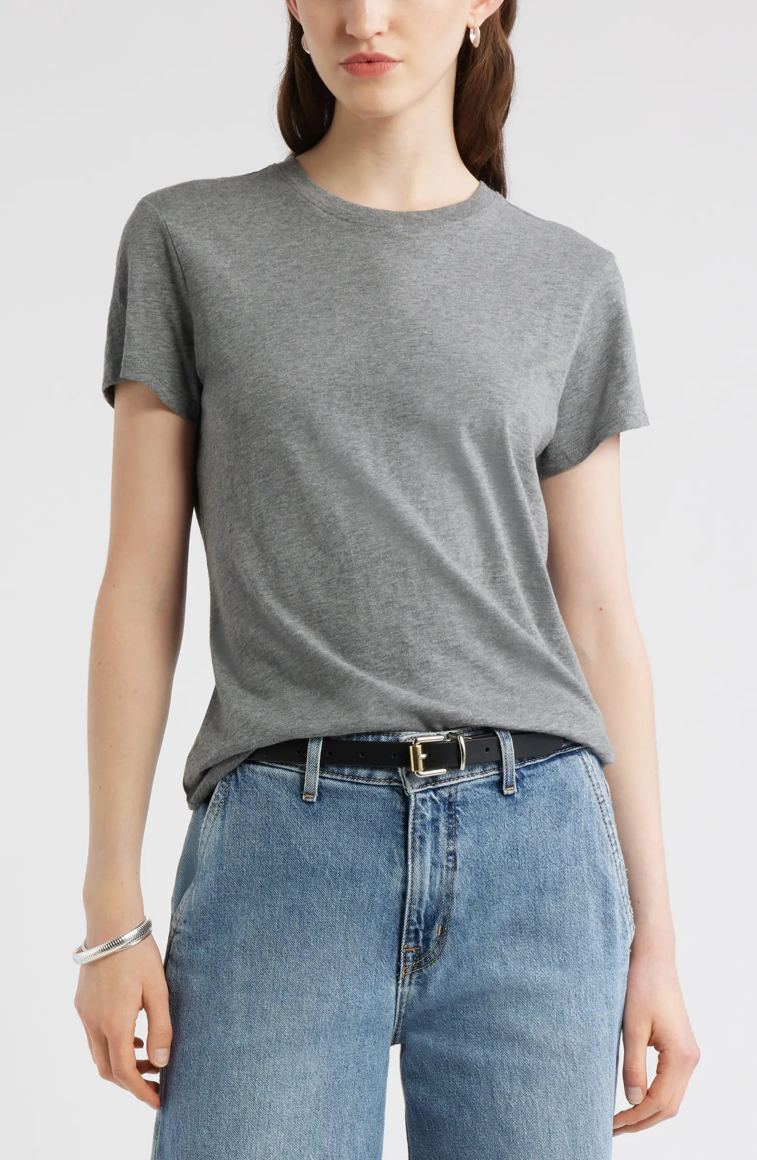 Pima Cotton Slub Crewneck T-Shirt | Nordstrom