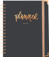 Click for more info about Sweet Water Decor Grey and Rose Gold Yearly 2020 Planner Weekly and Monthly Planner Day Schedule ...