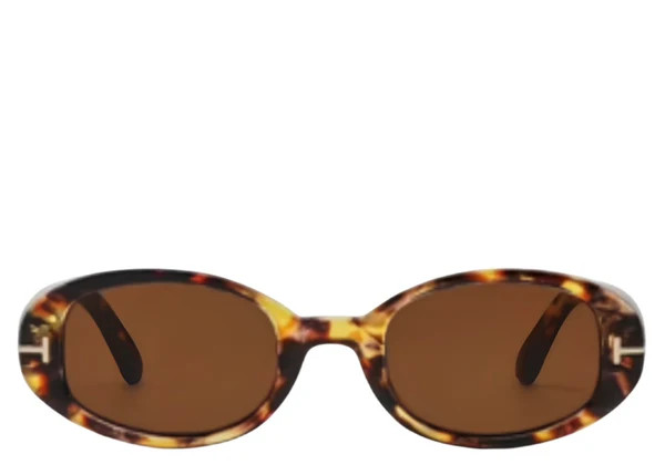 New York Oval Brown Sunglasses | Jewel Boutique