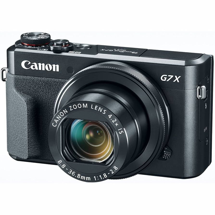 Canon PowerShot Digital Camera [G7 X Mark II] with Wi-Fi & NFC, LCD Screen, and 1-inch Sensor - B... | Amazon (US)