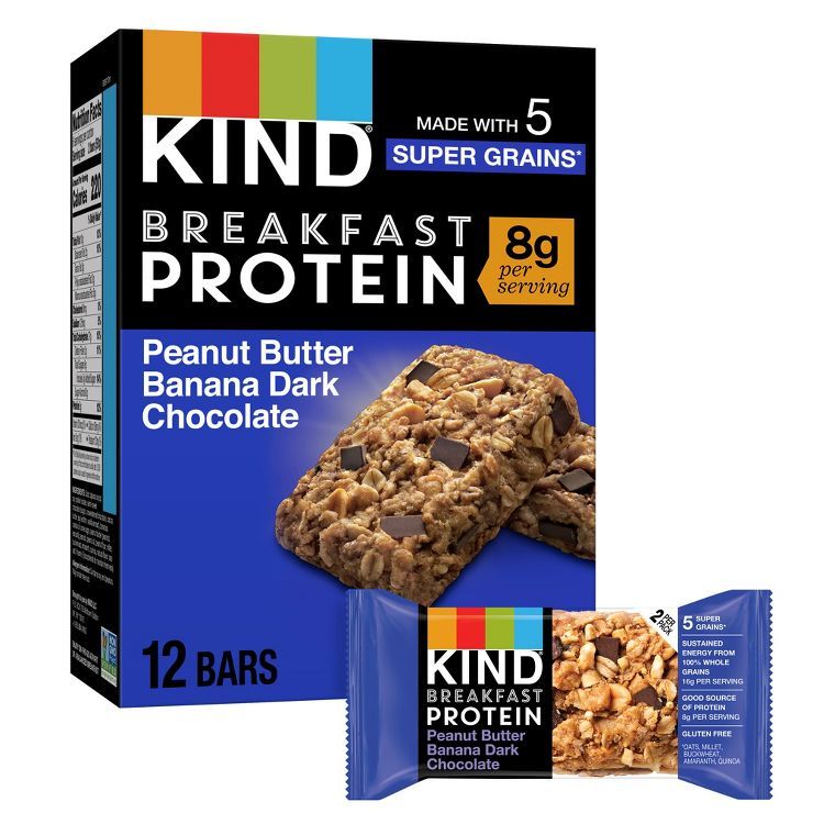Kind Breakfast Peanut Butter Banana Bars - 6ct | Target