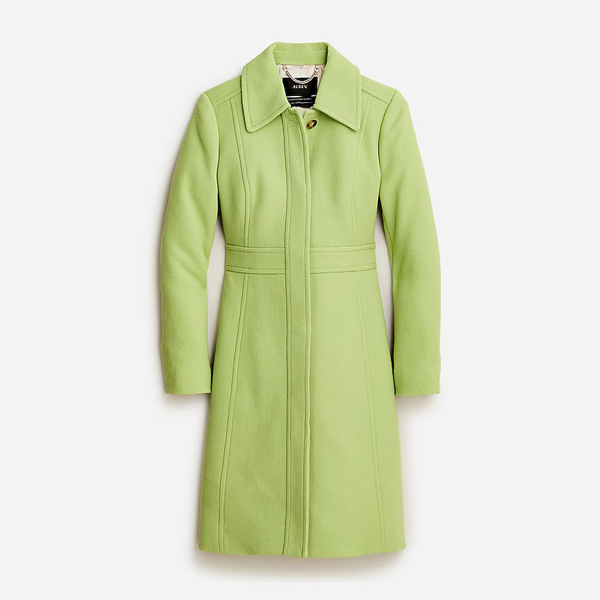 New lady day topcoat in Italian double-cloth wool | J. Crew US