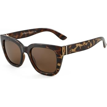 ZENOTTIC Square Polarized Sunglasses Women: Retro UV400 Vintage Shades | Tangle Free Nose Pads, S... | Amazon (US)