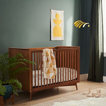 Mid-Century Convertible Crib | West Elm (US)